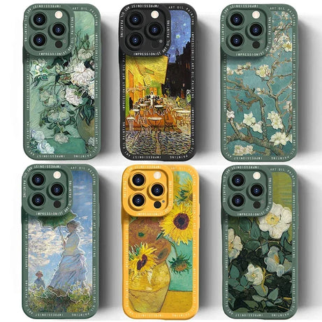 Luxury Art Picture iPhone Cases with Camera Protection